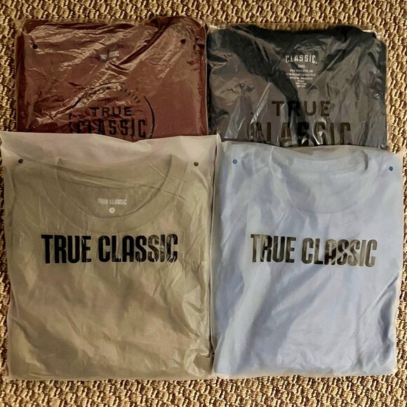 TRUE CLASSIC LONG SLEEVE CREWNECKS - BRAND NEW - Picture 1 of 1